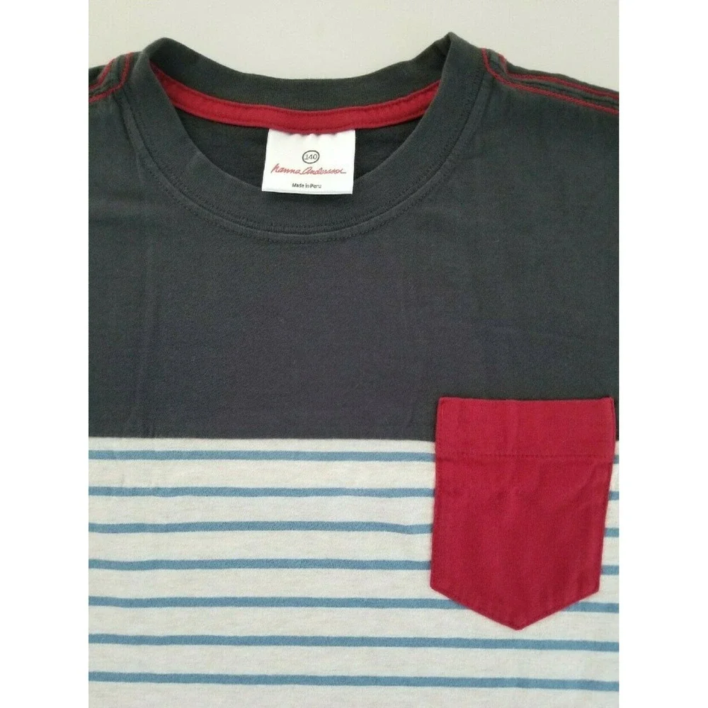 Hanna Andersson EUC Fall Stripe Tee / 10 Y